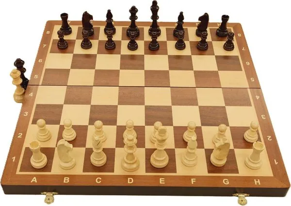 ΣΚΑΚΙ WOODEN CHESS SET POLISH SERIES (520X520MM)