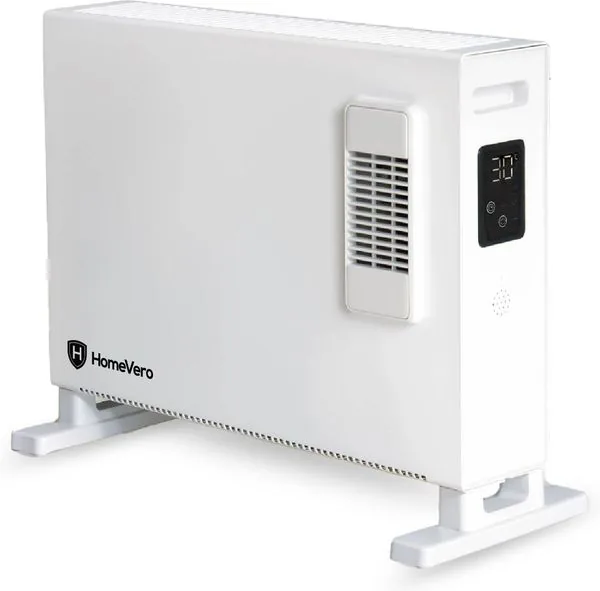 HOMEVERO CONVECTION HEATER TURBO FAN WITH REMOTE CONTROL 3 HEAT SETTINGS 750/1250/2000W