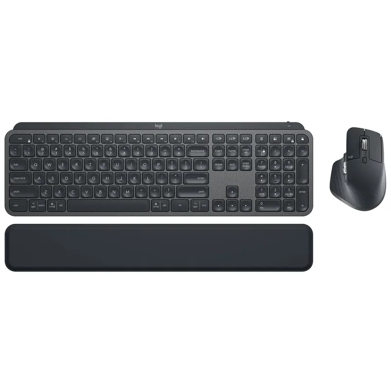 Logitech Πληκτρολόγιο-ποντίκι MX Keys S Combo Graphite